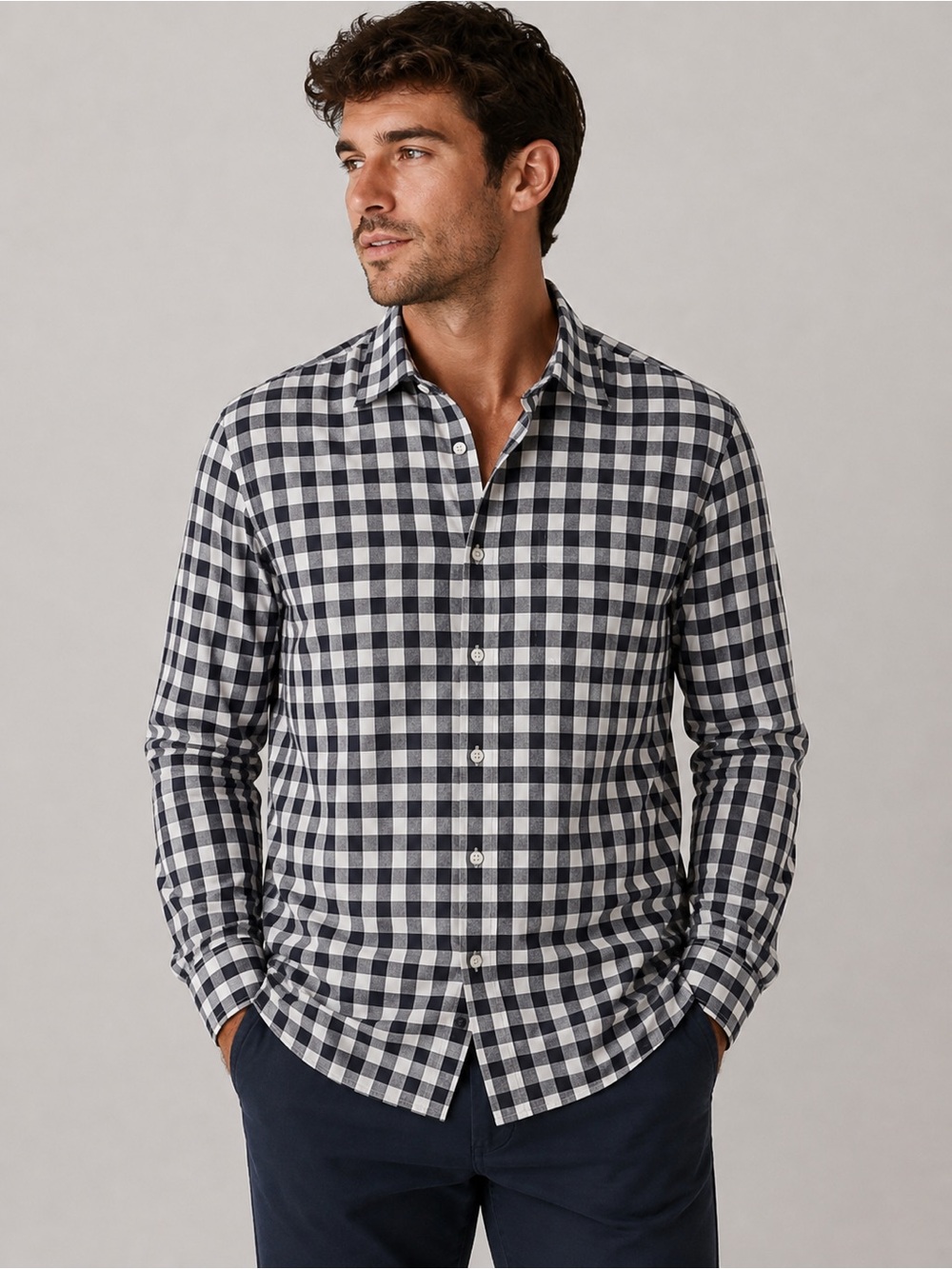 Nordstrom's long sleeve button down casual shirt